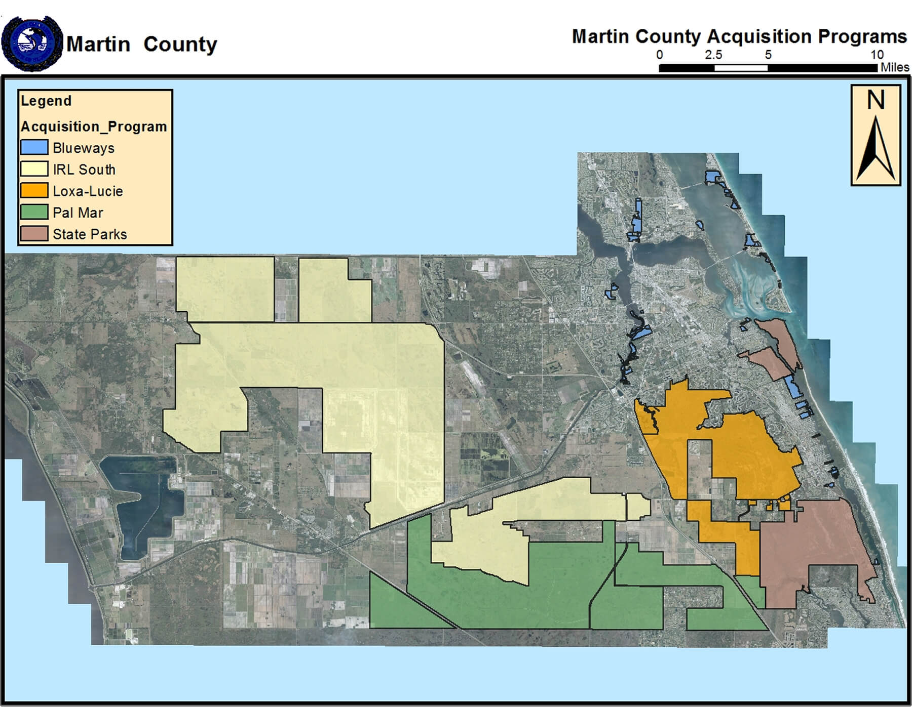 Martin County Acquisition Programs Map